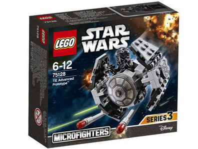 LEGO Set-TIE Advanced Prototype-Star Wars / Star Wars Microfighters Series 3 / Star Wars Rebels-75128-1-Creative Brick Builders